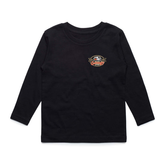 Youth Long Sleeve Garage Shirt Black